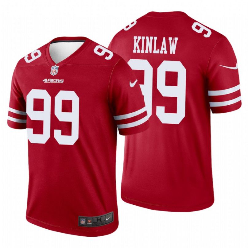 Men San Francisco 49ers 99 Javon Kinlaw Nike Scarlet Legend NFL Jersey